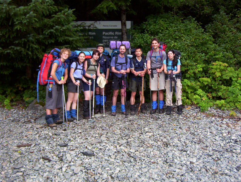 Andrew Haskell - West Coast Trail with the Hiking Club - Summer 2004