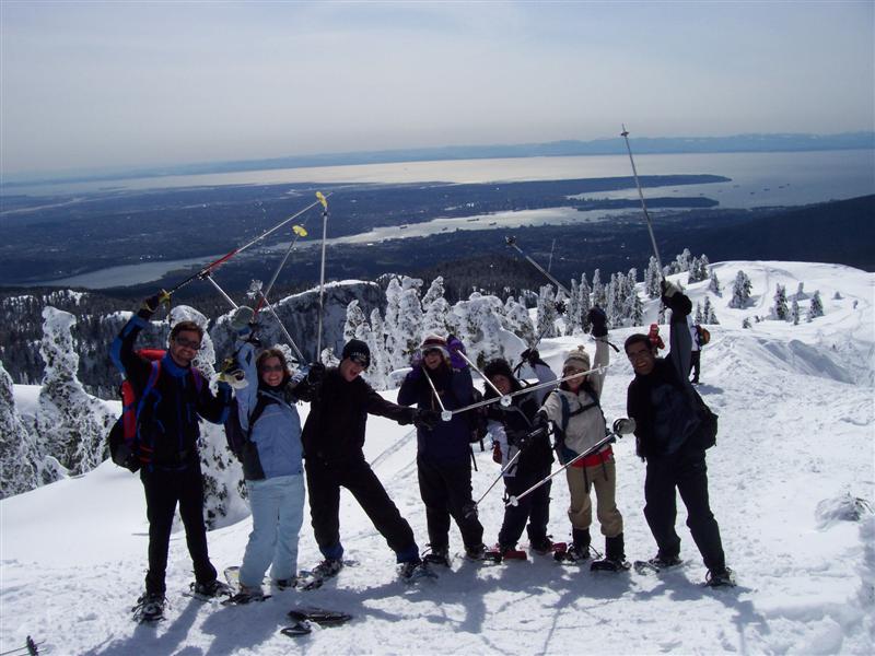 April 10th 2010 Mount Seymour Snowshoe photos by Andrew